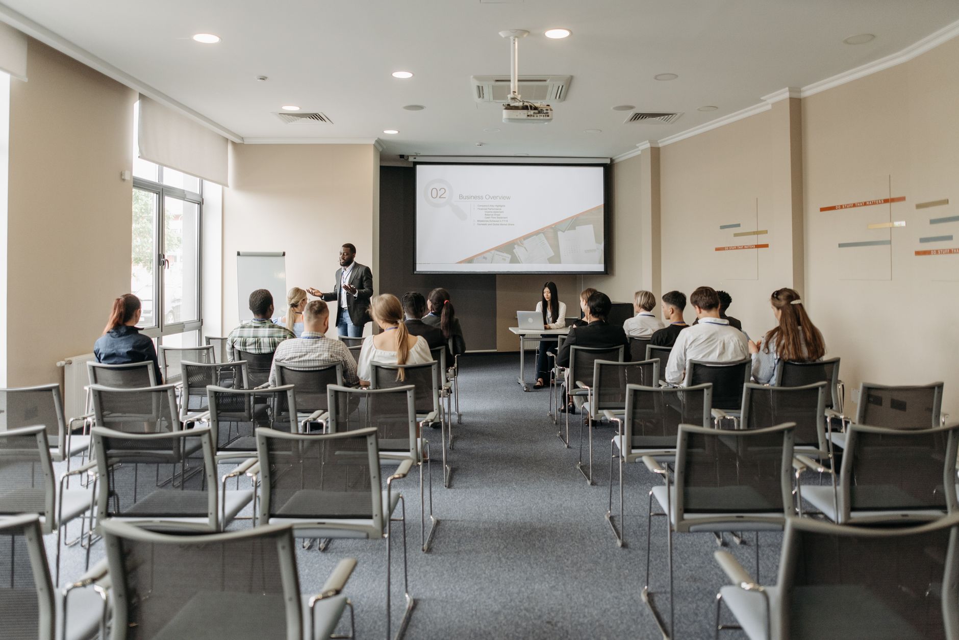 Interactive classroom technology session